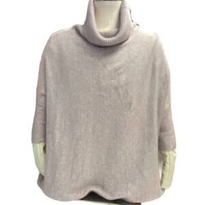 Eileen Fisher Mohair Blend Cowl Neck Cozy Knit‎ Large Business Career Sweater